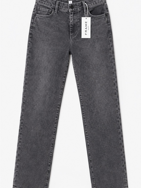 Frame Denim Denim - Frame Denim Women’s Charcoal Gray Slim Straight Jeans